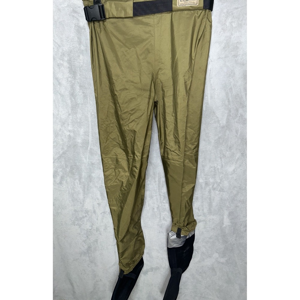 LL Bean Emerger Fly Fishing Breathable Stockingfoot Waist Waders Men Medium